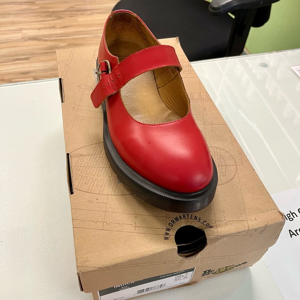 Red Indica Dr. Martens MaryJanes